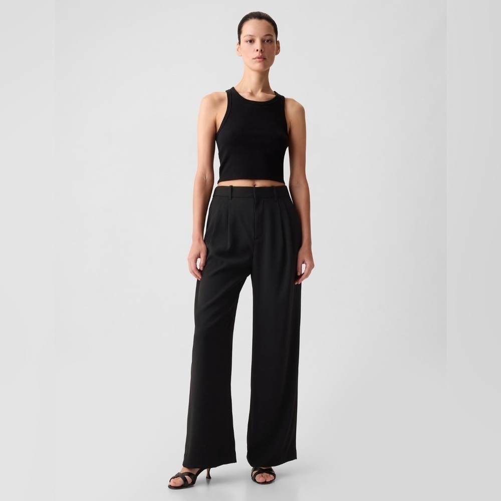 GAP Black Wide-Leg Trousers